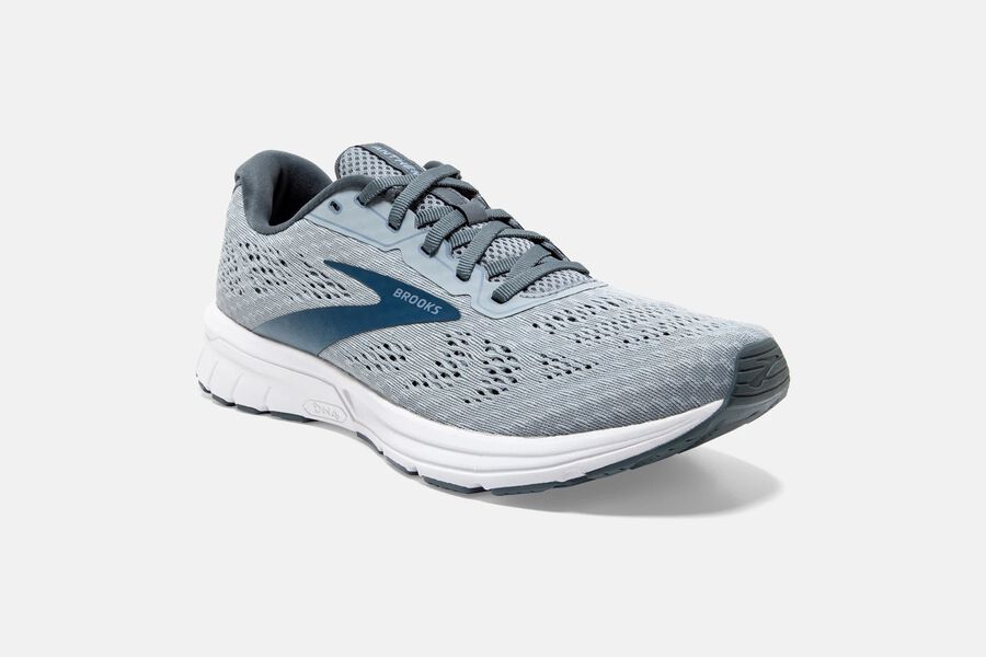 Anthem 3 Road Brooks Running Shoes NZ Mens - Grey/Blue - YIBJCS-324